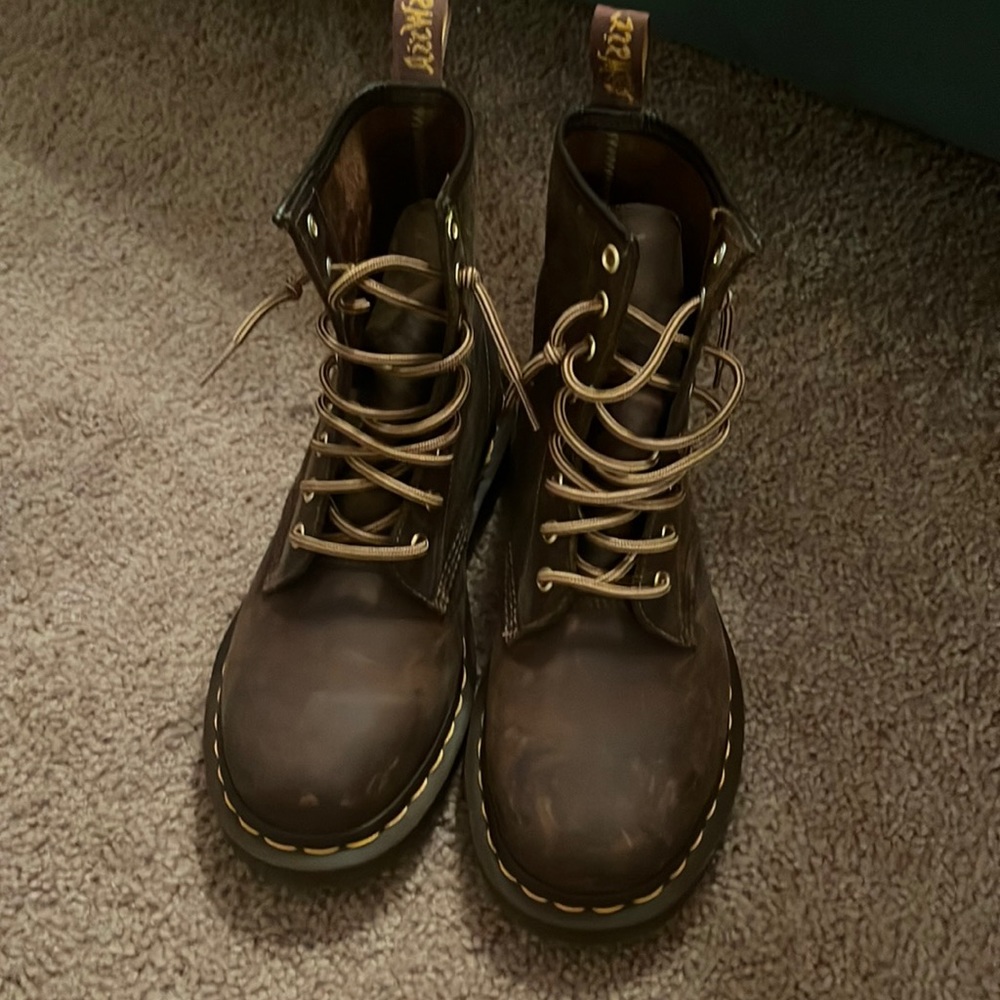 Dr. Marten’s brown boots